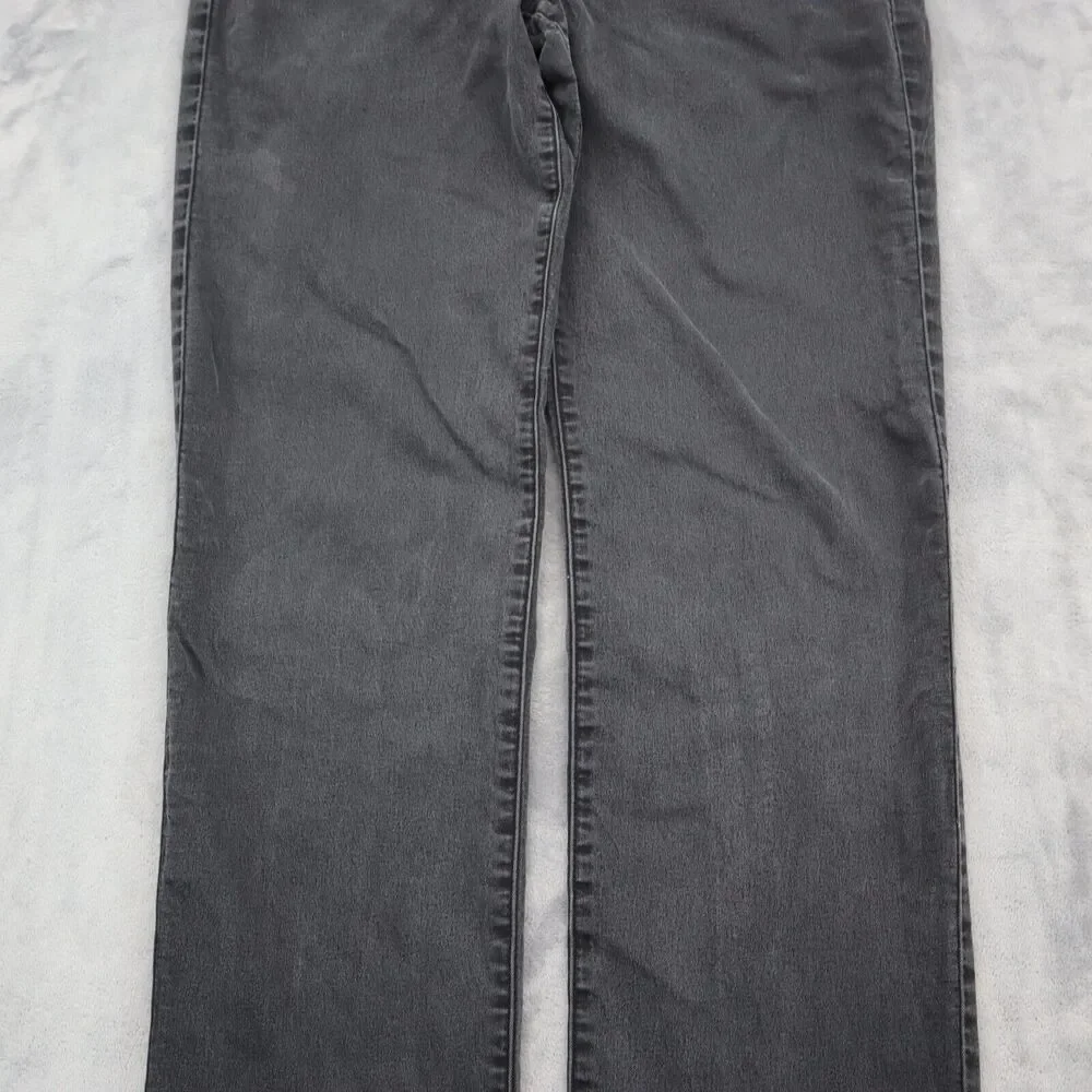 Calvin Klein Jeans Pants Mens 31 Black Mid Rise Flat Front Straight Leg Bottoms